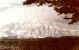 Etna covered by snow